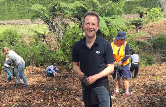 T&G dig deep and swaps vegies for native tree plantings